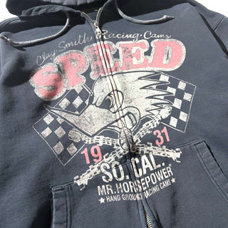 フェード プリント フルジップ パーカ