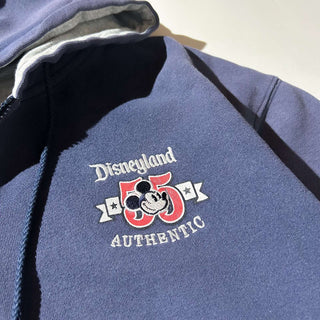 DISNEY フェード バック刺繍 フルジップ パーカ