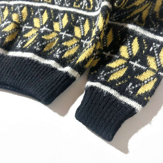 70's～80's "made in USA" Jersild ノルディック柄 ウールニット セーター