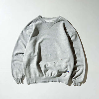 90's "made in USA" RUSSELL HIGH COTTON ボロ ペイント スウェットシャツ
