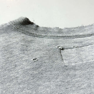 90's "made in USA" RUSSELL HIGH COTTON ボロ ペイント スウェットシャツ