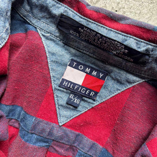 90's〜 TOMMY HILFIGER コットン チェック L/S シャツ