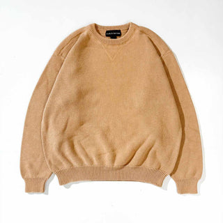 00's croft & barrow 前Vガゼット コットン ニット セーター