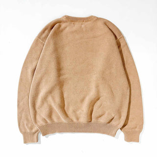 00's croft & barrow 前Vガゼット コットン ニット セーター