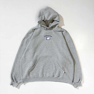 00's RUSSELL センター刺繍 スウェット フーディー