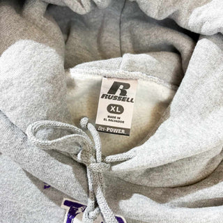 00's RUSSELL センター刺繍 スウェット フーディー
