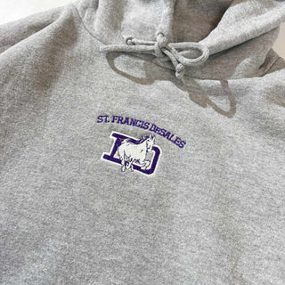 00's RUSSELL センター刺繍 スウェット フーディー