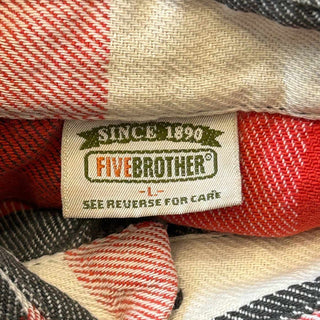 90's FIVE BROTHER チェック フランネル L/S シャツ