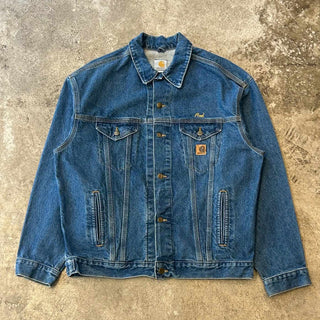 00's "made in USA" Carhartt 刺繍 デニムジャケット