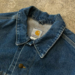 00's "made in USA" Carhartt 刺繍 デニムジャケット