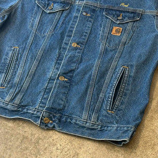 00's "made in USA" Carhartt 刺繍 デニムジャケット