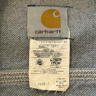 00's "made in USA" Carhartt 刺繍 デニムジャケット