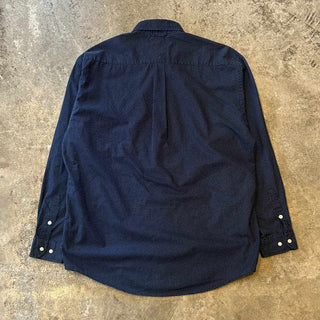 90's TOMMY HILFIGER レギュラーカラー ドット柄 L/Sシャツ