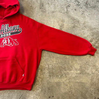 90's RUSSELL プリント スウェット パーカ