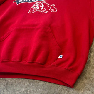 90's RUSSELL プリント スウェット パーカ