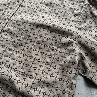 00's NATURAL ISSUE コットン 総柄 プリント L/S シャツ