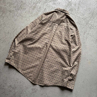 00's NATURAL ISSUE コットン 総柄 プリント L/S シャツ