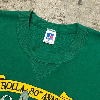 80's "made in USA" Russell プリント スウェット シャツ