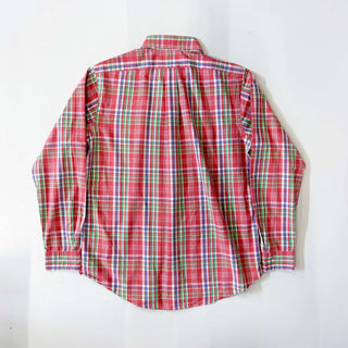 Ralph Lauren "CUSTOM FIT" ボタンダウン チェック L/Sシャツ