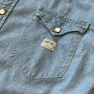 DENIM & SUPLY Ralph Lauren レギュラーカラー 星条旗 ウエスタン シャンブレー L/Sシャツ