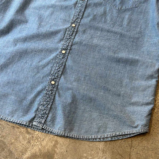 DENIM & SUPLY Ralph Lauren レギュラーカラー 星条旗 ウエスタン シャンブレー L/Sシャツ