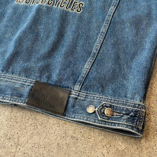 00's Harley-Davidson 刺繍 デニム ベスト