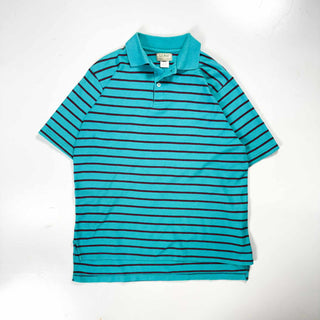 80's～90's "made in USA" L.L.BEAN ボーダー ポロ シャツ