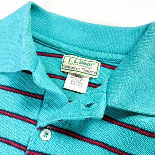 80's～90's "made in USA" L.L.BEAN ボーダー ポロ シャツ