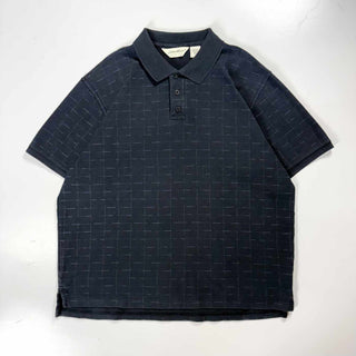 90's～00's Eddie Bauer カスリ風プリント ポロシャツ