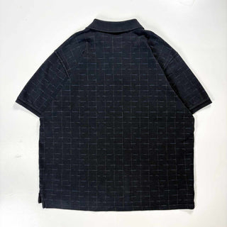 90's～00's Eddie Bauer カスリ風プリント ポロシャツ