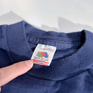 90's "made in USA" Fruit of the loom アニマル 発泡 プリントTシャツ