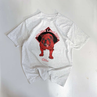 80's "made in USA" "Be The Lead dog" アニマル リンク プリントTシャツ