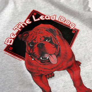 80's "made in USA" "Be The Lead dog" アニマル リンク プリントTシャツ