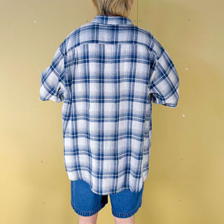 00's PENDLETON "MALONE" リネン チェック S/Sシャツ