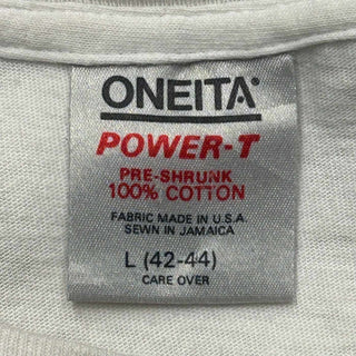 90's "made in USA" アート風 プリント Tシャツ