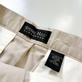 00's STONE HILL ピーチスキン 3タック スラックスショーツ
