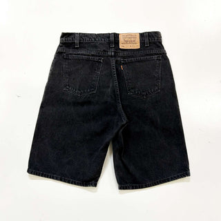 90's "made in USA" Levi's 550 RELAXED FIT ブラックデニム ショーツ