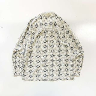 90's SILK ICON 総柄 シルク L/Sシャツ