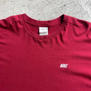 00's NIKE ワンポイント ロゴ 刺繍 Tシャツ