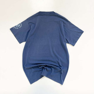 90's "made in USA" Fruit of the loom "The Audubon Institude" アース プリントTシャツ