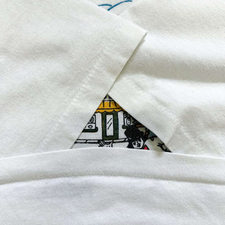 90's "made in USA" TENNESSE RIVER "PARIS" アート プリントTシャツ