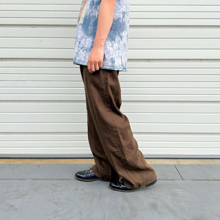 【DEAD STOCK】00's BANANA REPUBURIC "RELAXED FIT" ワイドスラックス