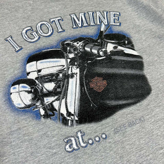 00's "made in USA" HARLEY DAVIDSON "I GOT MINE AT..." 両面プリント Tシャツ