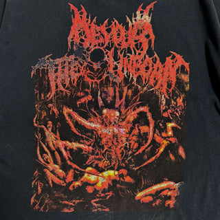 フェード デスメタル バンド プリントTシャツ