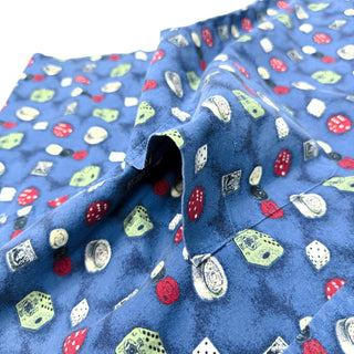 90’s～00's NATURAL ISSUE コットン ダイス柄 S/S シャツ