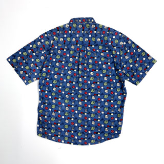 90’s～00's NATURAL ISSUE コットン ダイス柄 S/S シャツ