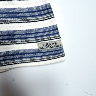90’s CHAPS RALPH LAUREN Vネック マルチボーダー Tシャツ