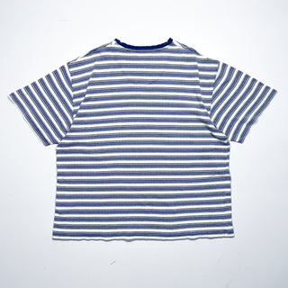 90’s CHAPS RALPH LAUREN Vネック マルチボーダー Tシャツ