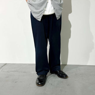 Ralph Lauren "PROSPECT PANT" ノータック ワイド チノ パンツ(ネイビー)