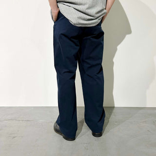 Ralph Lauren "PROSPECT PANT" ノータック ワイド チノ パンツ(ネイビー)